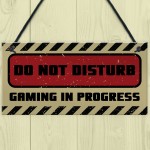 Do Not Disturb Gaming Sign Hanging Gaming Room Sign