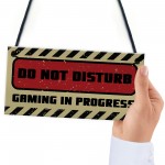 Do Not Disturb Gaming Sign Hanging Gaming Room Sign