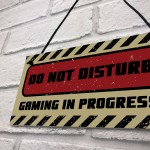 Do Not Disturb Gaming Sign Hanging Gaming Room Sign