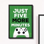 Gaming Poster Framed Print For Gamer Room Boys Bedroom Decor