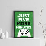 Gaming Poster Framed Print For Gamer Room Boys Bedroom Decor
