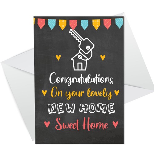 Congratulations New Home Card House Warming Card For Family