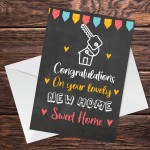 Congratulations New Home Card House Warming Card For Family