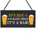 Funny Rude Bar Sign Hanging Garden Garage Pub Shed Man Cave Sign