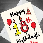 18th Birthday Card For Daughter Son Personalised Male Female