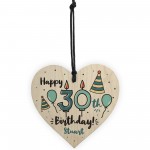 30th Birthday Gift For Brother Sister Mum Dad Personalised