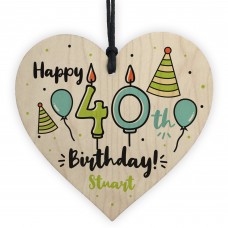 Quirky Personalised 40th Birthday Gift For Him Her Mum Dad