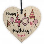 40th Birthday Gift For Sister Mum Best Friend Personalised