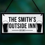 Home Bar Personalised Sign Novelty Garden Sign Man Cave Beer