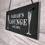 Personalised Lounge Sign Home Bar Sign Garden Plaque Prosecco