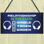 Funny Gaming Sign For Boys Bedroom Birthday Gift For Son Brother