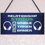 Funny Gaming Sign For Boys Bedroom Birthday Gift For Son Brother