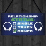 Funny Gaming Sign For Boys Bedroom Birthday Gift For Son Brother