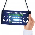Funny Gaming Sign For Boys Bedroom Birthday Gift For Son Brother