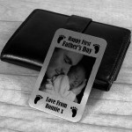 Personalised 1st Fathers Day Gift For Dad Photo Wallet Card