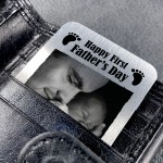 Personalised 1st Fathers Day Gift For Dad Photo Wallet Card