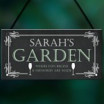 Garden Hanging Personalised Sign For Home Garden Shed Signs