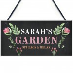 Garden Hanging Personalised Sign Home Bar Sign Home Decor 