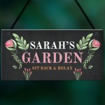 Garden Hanging Personalised Sign Home Bar Sign Home Decor 