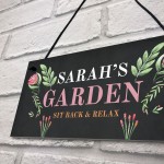 Garden Hanging Personalised Sign Home Bar Sign Home Decor 