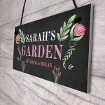 Garden Hanging Personalised Sign Home Bar Sign Home Decor 