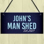 PERSONALISED Garden Shed Man Cave Sign Birthday Fathers Day