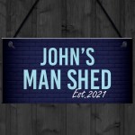 PERSONALISED Garden Shed Man Cave Sign Birthday Fathers Day