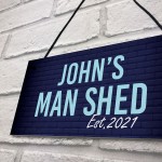 PERSONALISED Garden Shed Man Cave Sign Birthday Fathers Day