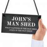 Personalised MAN SHED Sign Man Cave Shed Sign Gift For Men