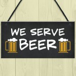 Novelty Beer Garden Hanging Home Bar Sign Man Cave Garden Bar