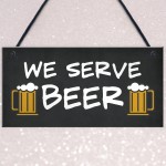 Novelty Beer Garden Hanging Home Bar Sign Man Cave Garden Bar