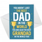 Birthday Fathers Day Card For Dad And Grandad Card For Him Men