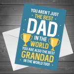 Birthday Fathers Day Card For Dad And Grandad Card For Him Men