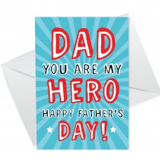Funny Happy Fathers Day Card For Dad Daddy Novelty Dad Card 