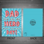 Funny Happy Fathers Day Card For Dad Daddy Novelty Dad Card 