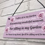 Memorial Sign For Garden Summerhouse Shed Signs Hanging Decor