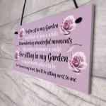 Memorial Sign For Garden Summerhouse Shed Signs Hanging Decor