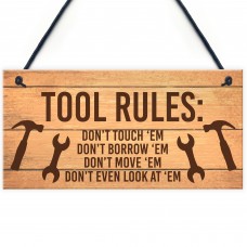 Funny Tools Sign For Man Cave Garage Shed Door Sign Gift For Men