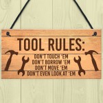 Funny Tools Sign For Man Cave Garage Shed Door Sign Gift For Men