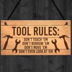 Funny Tools Sign For Man Cave Garage Shed Door Sign Gift For Men