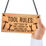 Funny Tools Sign For Man Cave Garage Shed Door Sign Gift For Men