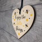 Cute Garden Sign Hanging Heart Enjoy The Little Things