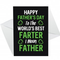 Funny Cheeky Fathers Day Card Novelty Rude Humour Card For Dad