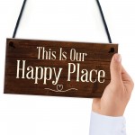 Novelty Garden Signs And Plaques Happy Place Summerhouse
