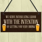 Rude Bar Sign Hanging Funny Garage Pub Shed Man Cave Garden 