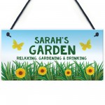 Personalised Garden Signs And Plaque Home Decor For Summerhouse