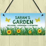 Personalised Garden Signs And Plaque Home Decor For Summerhouse