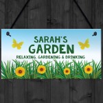 Personalised Garden Signs And Plaque Home Decor For Summerhouse