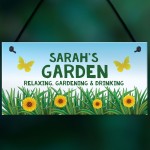 Personalised Garden Signs And Plaque Home Decor For Summerhouse