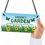 Funny Garden Shed Signs And Plaques Personalised Home Decor